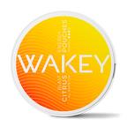 Wakey Energy Pouches, Citrus Blast, All White Slim nikotinfri snus med frugtig smag af citrus, hjælper til snusstop, indeholder koffein