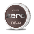 Zeronito Lakrits Nikotinfri snus koffeinfri med smagen af Lakrids, hjælper til snusstop