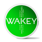Wakey Energy Pouches, All White Slim nikotinfri snus med frugtig smag af vandmelon, hjælper til snusstop