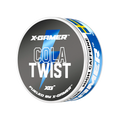 X-Gamer Cola Twist Energy Pouches, nikotinfri snus med koffein og cola smag, hjæler til snusstop
