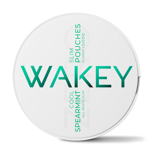 Wakey Zero Spearmint Cool Nikotinfri snus koffeinfri med smagen af Spearmint, hjælper til snusstop