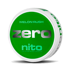 Zeronito Melon Rush Nikotinfri snus koffeinfri med smagen af vandmelon, hjælper til snusstop